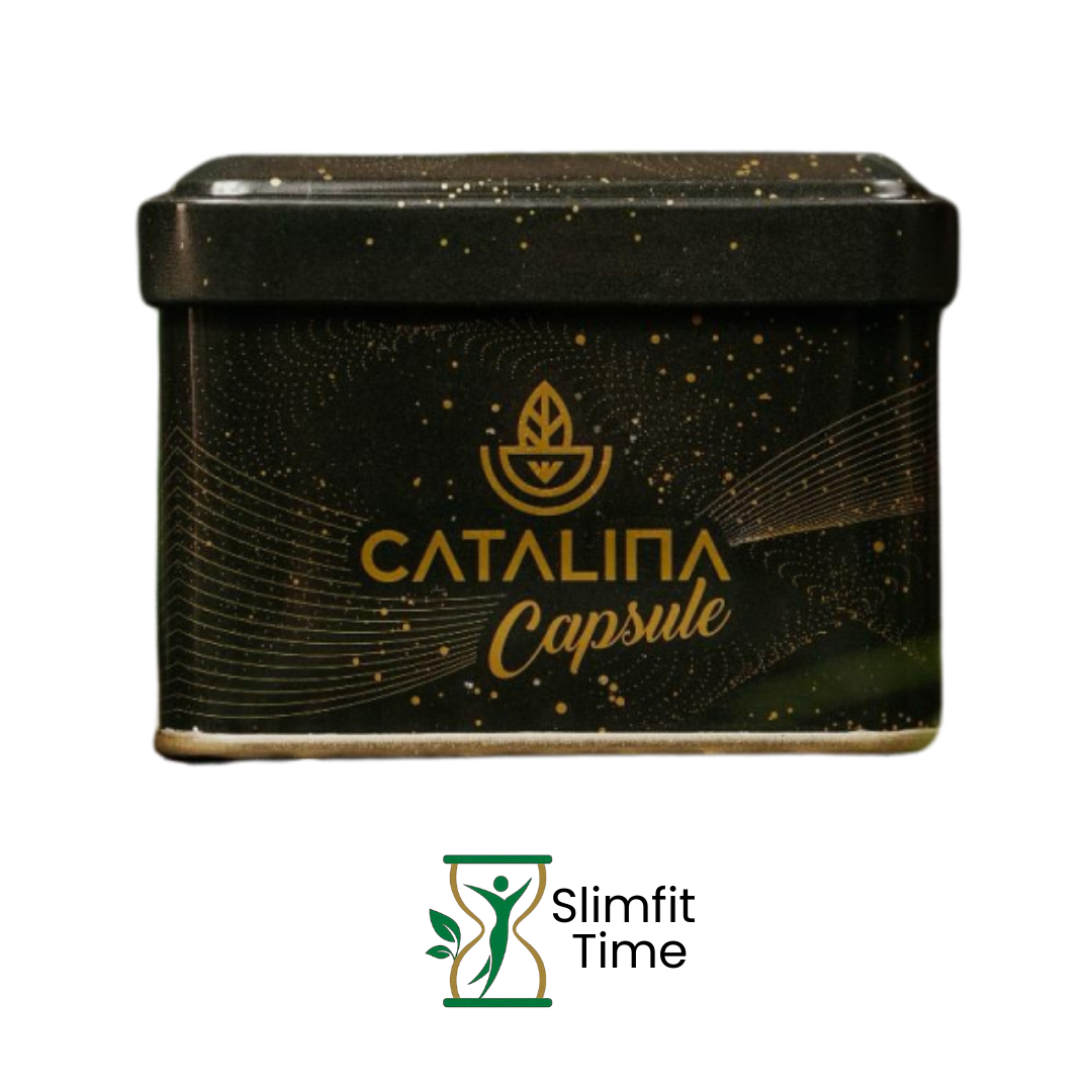 Catalina Capsule bottle with daily herbal supplement capsules