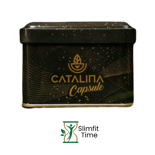 Catalina Capsule bottle with daily herbal supplement capsules