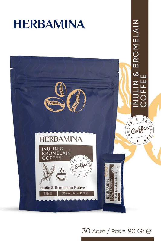 Herbamina Detox Coffee with Inulin & Bromelain