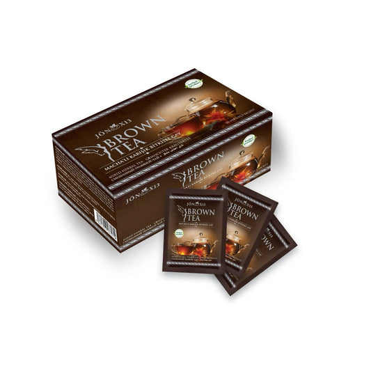 Brown Herbal Detox Tea – Box Packaging