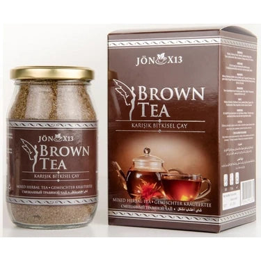 Brown Herbal  Detox Tea – Jar Packaging